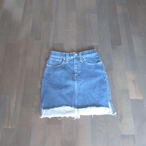 Madewell denin skirt